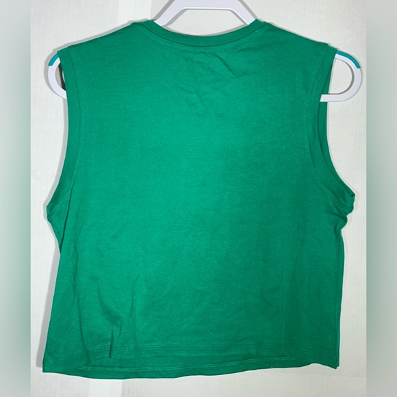 NWT Looney Tunes Shrit Women’s Size Small Sleeveless Green Teal I’m The Boss - Picture 7 of 7